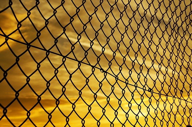 Chain link fence